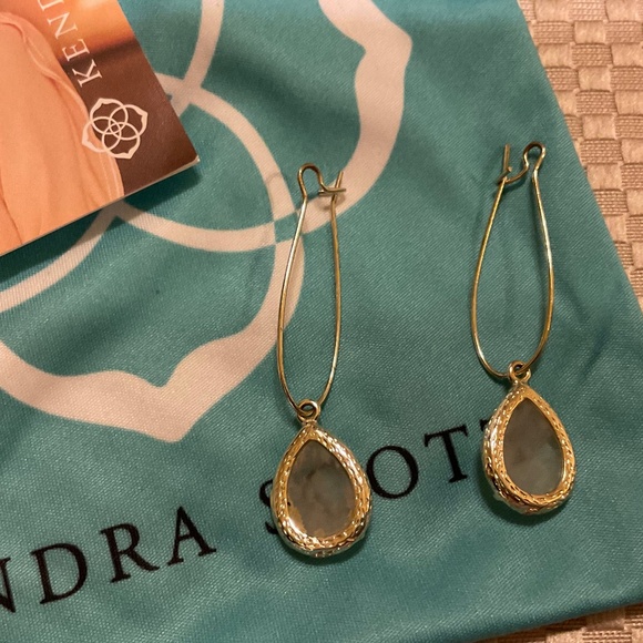 KENDRA SCOTT DEE PINK QUARTZ EARRINGS - Picture 3 of 12